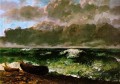 嵐の海 あるいは波 WBM 写実主義の画家ギュスターヴ・クールベ